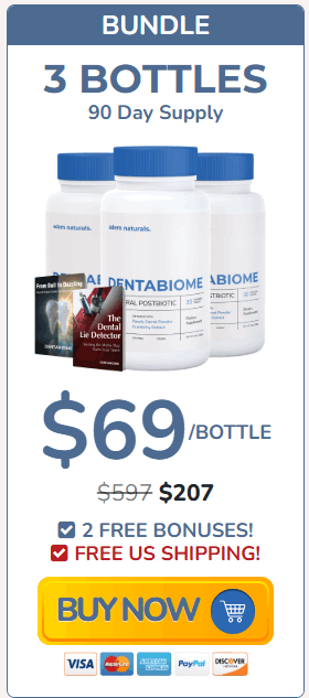 dentabiome 3 bottles price